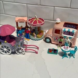 Fisher Price Sweet Streets - Ice Cream Truck, Carousel, Horse and Carriage